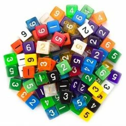 Chessex Polyhedral Dice: 6-sided - Random Color