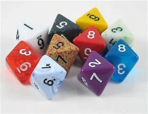 Cheap π₯ Chessex Polyhedral Dice: 8-sided - Random Color Accessories π 3 Chessex Polyhedral Dice: 8-sided - Random Color Accessories