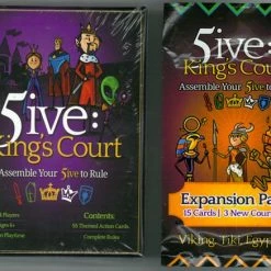 GameStax Card Games 5ive Kings Court + Expansion Pack