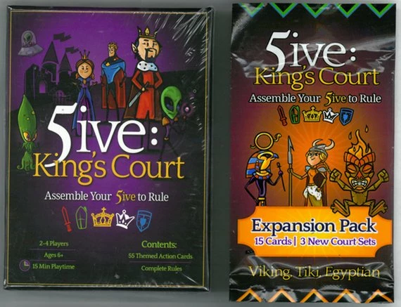Wholesale ๐งจ GameStax Card Games 5ive Kings Court + Expansion Pack ๐ฏ 3 GameStax Card Games 5ive Kings Court + Expansion Pack