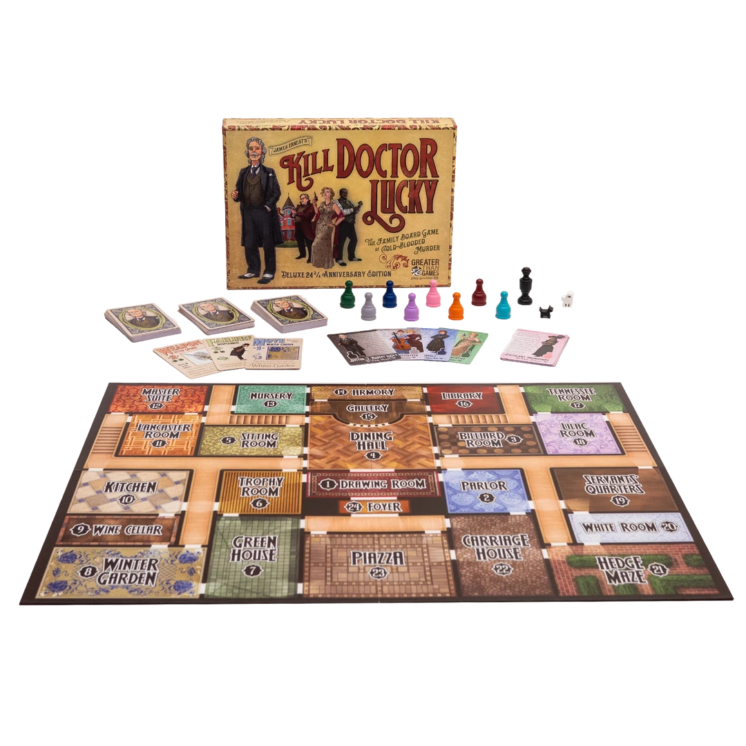 Best Pirce 𧨠Greater Than Games Kill Doctor Lucky (24 3/4 Anniversary Edition) Board Games β 4 Greater Than Games Kill Doctor Lucky (24 3/4 Anniversary Edition) Board Games