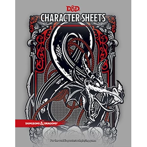 Budget 𧨠Wizards Of The Coast Dungeons And Dragons RPG: Character Sheets Role-Playing Games π 3 Wizards Of The Coast Dungeons And Dragons RPG: Character Sheets Role-Playing Games