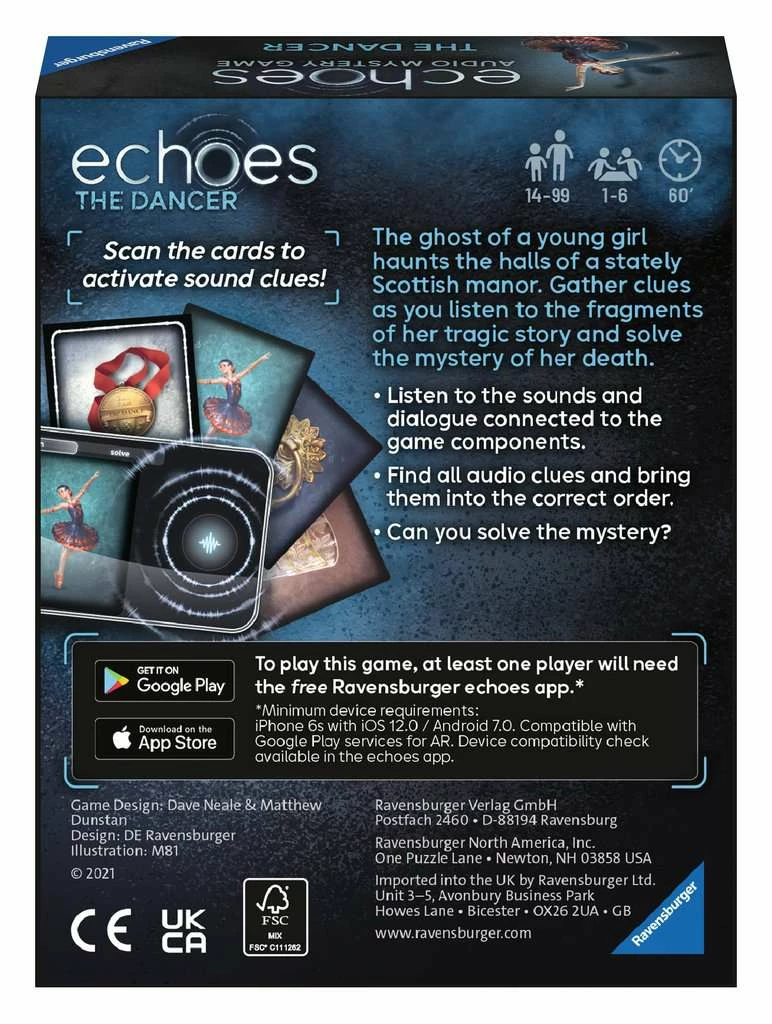 Cheap 𧨠Ravensburger Echoes: The Dancer Card Games βοΈ 4 Ravensburger Echoes: The Dancer Card Games