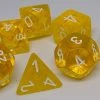 Flash Sale π Accessories Chessex 23072 Translucent: Yellow/White - Polyhedral (7 Dice) π€© 2 Accessories Chessex 23072 Translucent: Yellow/White - Polyhedral (7 Dice)