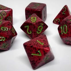 Accessories Chessex 25304 Speckled: Strawberry - Polyhedral (7 Dice)