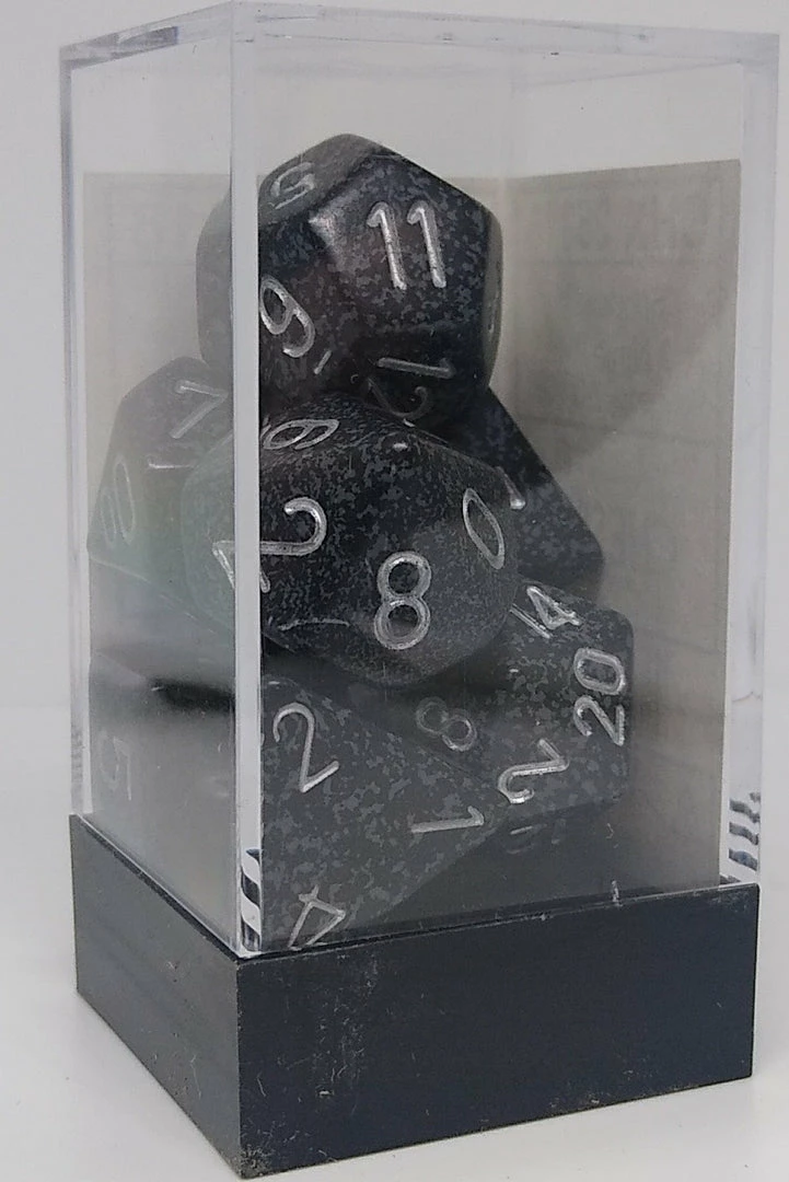 Buy π― Chessex 25318 Speckled: Ninja - Polyhedral (7 Dice) β 4 Chessex 25318 Speckled: Ninja - Polyhedral (7 Dice)