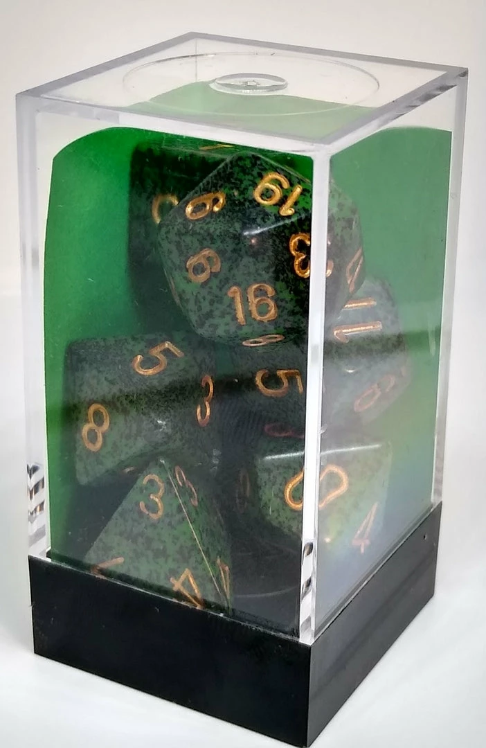 Deals π€© Chessex 25335 Speckled: Golden Recon - Polyhedral (7 Dice) Accessories β 4 Chessex 25335 Speckled: Golden Recon - Polyhedral (7 Dice) Accessories