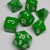Best Sale βοΈ Chessex 25405 Opaque: Green/White - Polyhedral (7 Dice) Accessories π₯ 2 Chessex 25405 Opaque: Green/White - Polyhedral (7 Dice) Accessories