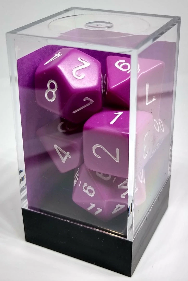 Flash Sale π Chessex 25427 Opaque: Light Purple/White - Polyhedral (7 Dice) π 4 Chessex 25427 Opaque: Light Purple/White - Polyhedral (7 Dice)