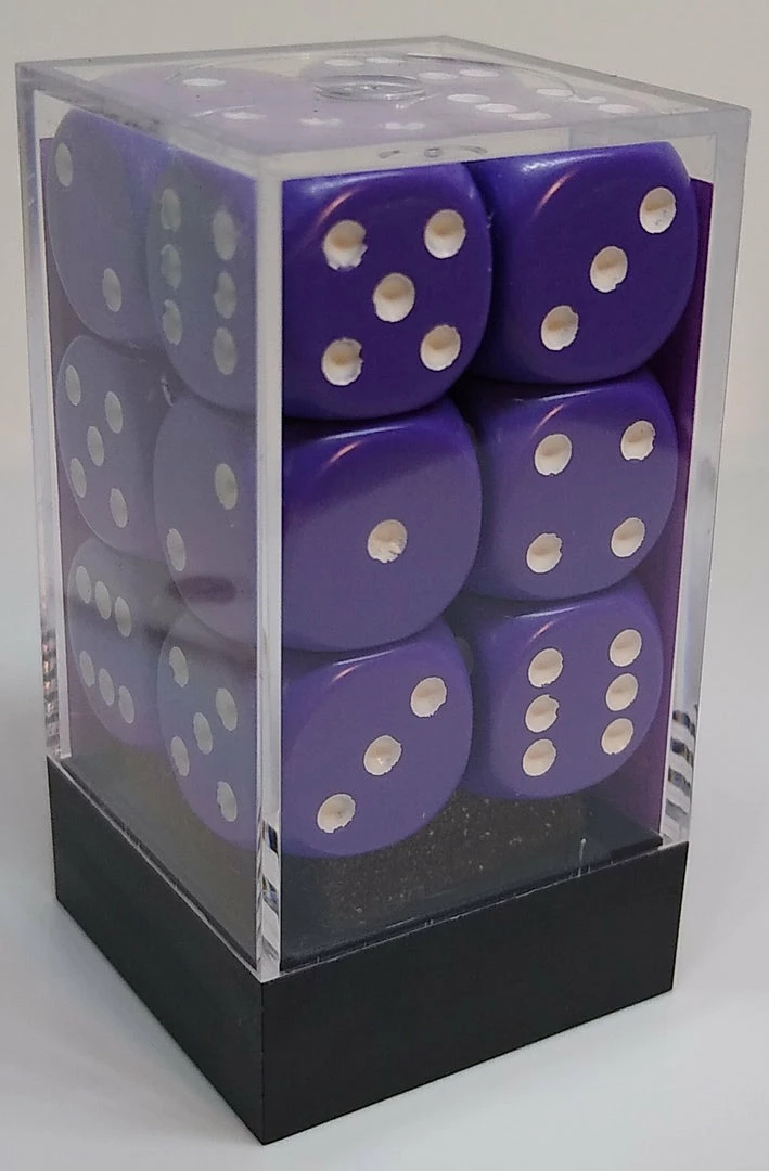 Best Pirce π Accessories Chessex 25607 Opaque: Purple/White - 16mm D6 (12 Dice) π€© 4 Accessories Chessex 25607 Opaque: Purple/White - 16mm D6 (12 Dice)