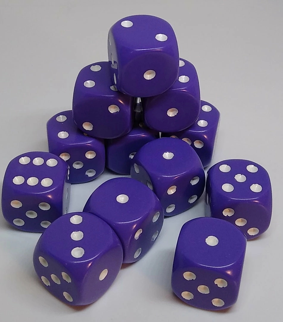 Best Pirce π Accessories Chessex 25607 Opaque: Purple/White - 16mm D6 (12 Dice) π€© 3 Accessories Chessex 25607 Opaque: Purple/White - 16mm D6 (12 Dice)