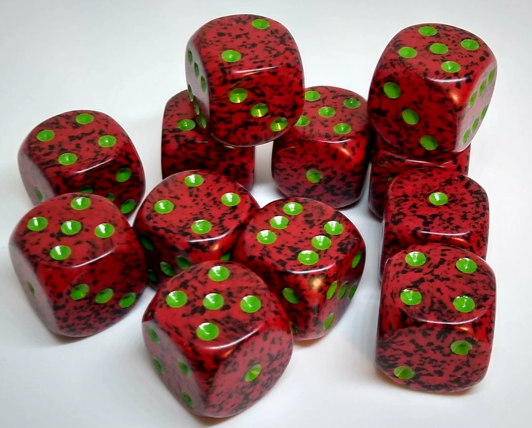 Wholesale π― Chessex 25704 Speckled: Strawberry - 16mm D6 (12 Dice) Accessories π€© 3 Chessex 25704 Speckled: Strawberry - 16mm D6 (12 Dice) Accessories