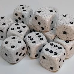 Chessex 25711 Speckled: Arctic Camo - 16mm D6 (12 Dice) Accessories