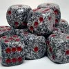 Chessex 25720 Speckled: Granite - 16mm D6 (12 Dice) Accessories