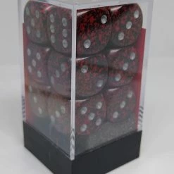 Accessories Chessex 25744 Speckled: Silver Volcano - 16mm D6 (12 Dice)