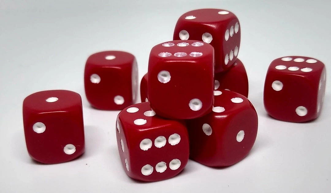 Brand new π€© Chessex 25804 Opaque: Red/White - 12mm D6 (36 Dice) π 3 Chessex 25804 Opaque: Red/White - 12mm D6 (36 Dice)