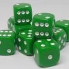 Buy π Chessex 25805 Opaque: Green/White - 12mm D6 (36 Dice) β¨ 1 Chessex 25805 Opaque: Green/White - 12mm D6 (36 Dice)