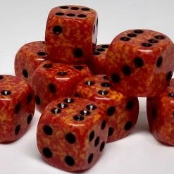Chessex 25903 Speckled: Fire - 12mm D6 (36 Dice) Accessories