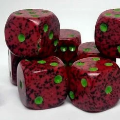 Chessex 25904 Speckled: Strawberry - 12mm D6 (36 Dice)