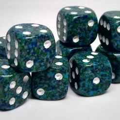 Accessories Chessex 25916 Speckled: Sea - 12mm D6 (36 Dice)
