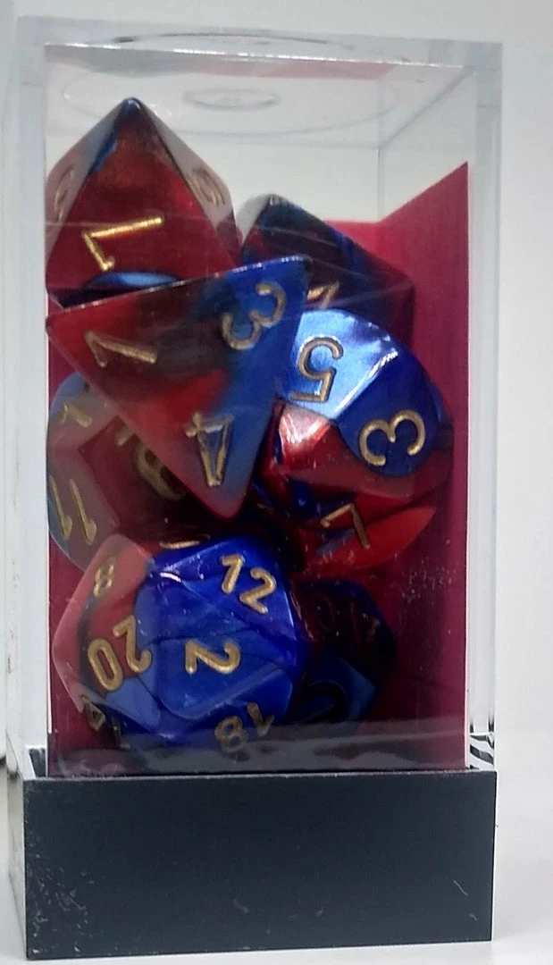 Cheapest π₯° Chessex 26429 Gemini: Blue-Red/Gold - Polyhedral (7 Dice) Accessories π 4 Chessex 26429 Gemini: Blue-Red/Gold - Polyhedral (7 Dice) Accessories