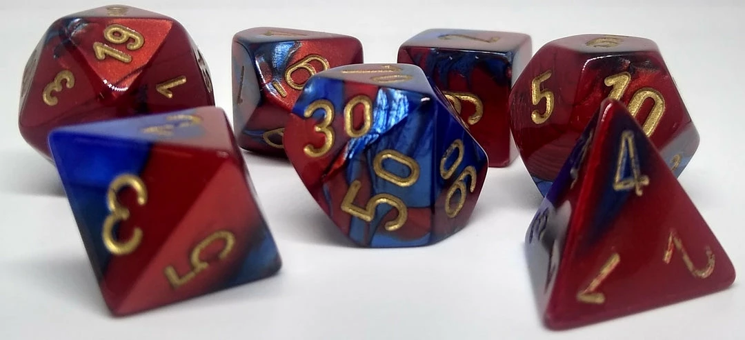 Cheapest π₯° Chessex 26429 Gemini: Blue-Red/Gold - Polyhedral (7 Dice) Accessories π 3 Chessex 26429 Gemini: Blue-Red/Gold - Polyhedral (7 Dice) Accessories