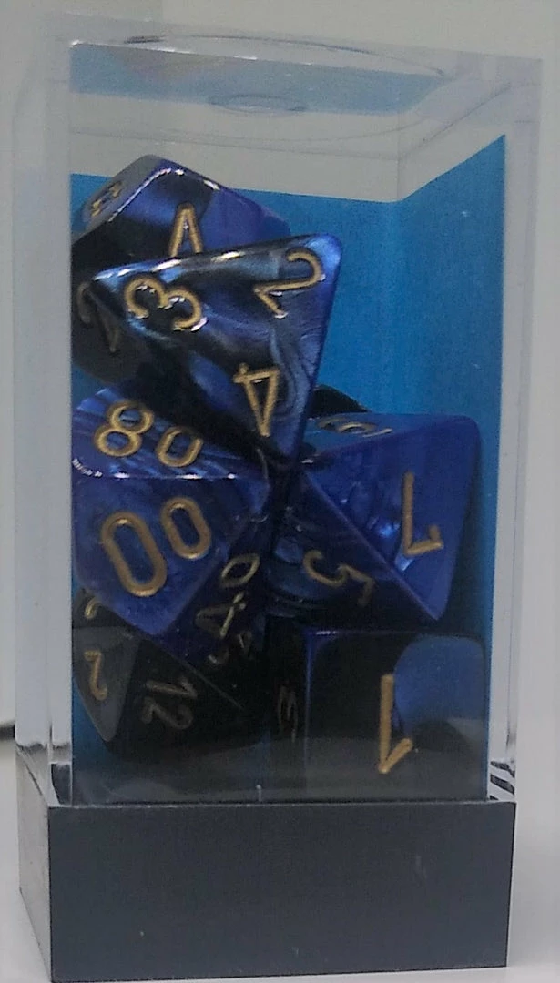 Best Sale π€© Chessex 26435 Gemini: Black-Blue/Gold - Polyhedral (7 Dice) π₯° 4 Chessex 26435 Gemini: Black-Blue/Gold - Polyhedral (7 Dice)