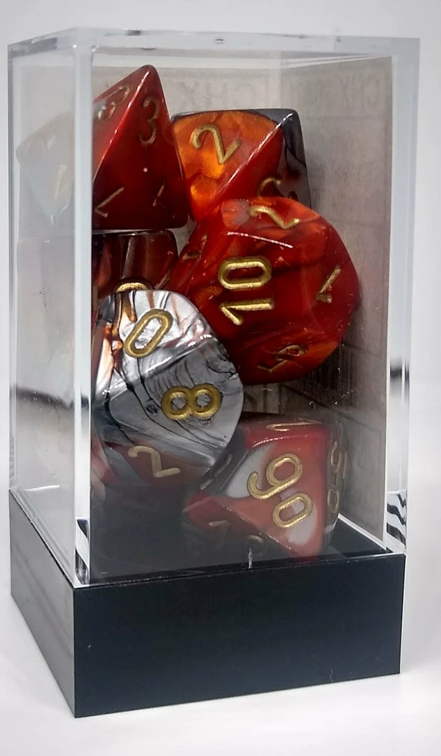 Best Pirce π Accessories Chessex 26461 Gemini: Orange-Steel/Gold - Polyhedral (7 Dice) β¨ 4 Accessories Chessex 26461 Gemini: Orange-Steel/Gold - Polyhedral (7 Dice)