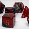 Best Sale β Accessories Chessex 26462 Gemini: Red-Teal/Gold - Polyhedral (7 Dice) π 1 Accessories Chessex 26462 Gemini: Red-Teal/Gold - Polyhedral (7 Dice)