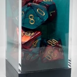 Accessories Chessex 26462 Gemini: Red-Teal/Gold - Polyhedral (7 Dice)