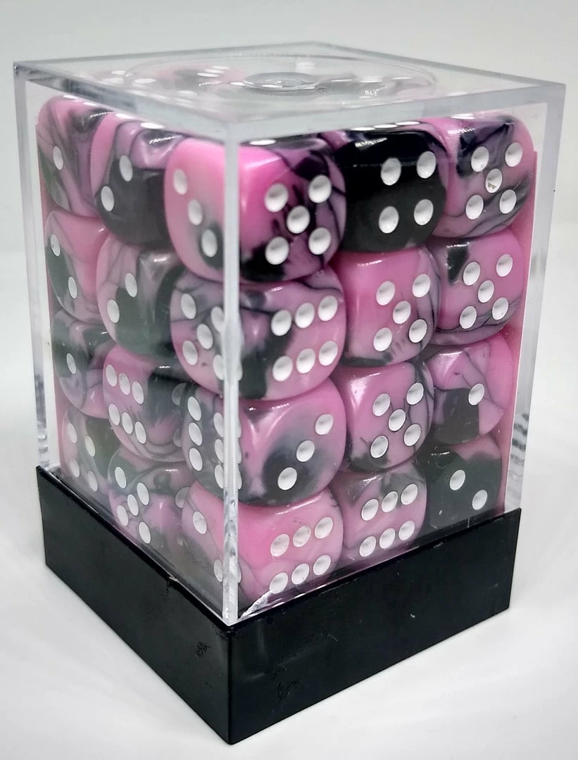 Best Pirce 𧨠Chessex 26830 Gemini: Black-Pink/White - 12mm D6 (36 Dice) Accessories π₯ 4 Chessex 26830 Gemini: Black-Pink/White - 12mm D6 (36 Dice) Accessories