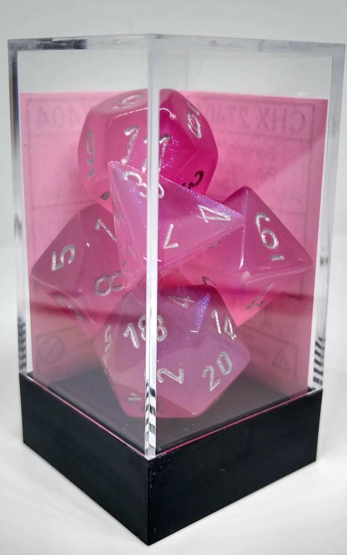 Best deal β€οΈ Chessex 27404 Borealis: Pink/Silver - Polyhedral (7 Dice) π€© 4 Chessex 27404 Borealis: Pink/Silver - Polyhedral (7 Dice)