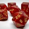 New π Accessories Chessex 27414 Scarab: Scarlet/Gold - Polyhedral (7 Dice) π 1 Accessories Chessex 27414 Scarab: Scarlet/Gold - Polyhedral (7 Dice)