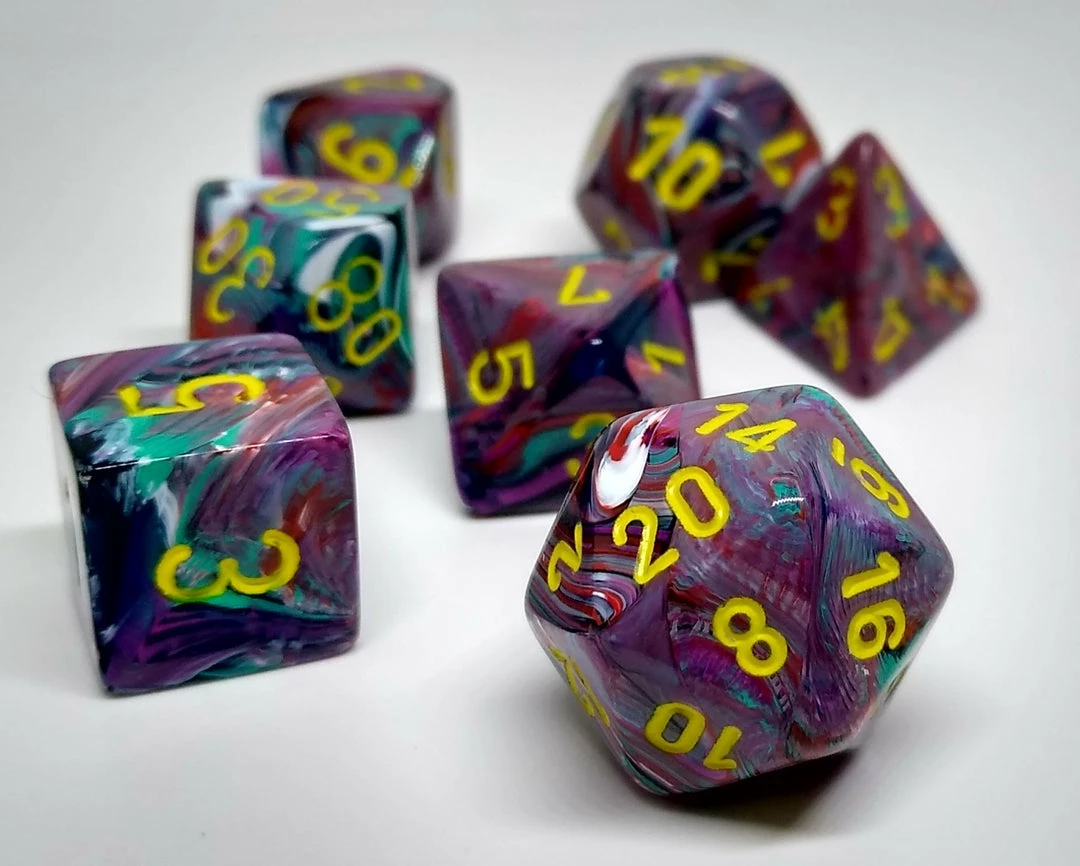 Flash Sale π₯ Accessories Chessex 27450 Festive: Mosaic/Yellow - Polyhedral (7 Dice) π₯° 3 Accessories Chessex 27450 Festive: Mosaic/Yellow - Polyhedral (7 Dice)
