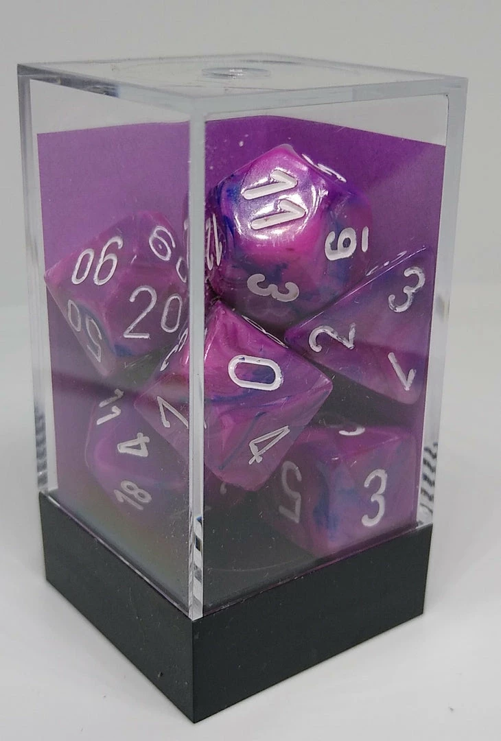Hot Sale π Accessories Chessex 27457 Festive: Violet/White - Polyhedral (7 Dice) π 4 Accessories Chessex 27457 Festive: Violet/White - Polyhedral (7 Dice)