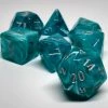 Top 10 π Chessex 27465 Cirrus: Aqua/Silver - Polyhedral (7 Dice) Accessories β 1 Chessex 27465 Cirrus: Aqua/Silver - Polyhedral (7 Dice) Accessories