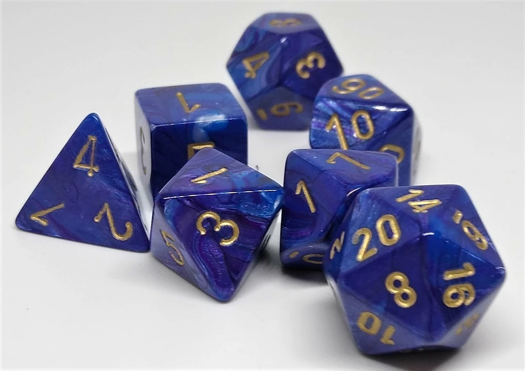 Hot Sale π Chessex 27497 Lustrous: Purple/Gold - Polyhedral (7 Dice) Accessories π₯° 3 Chessex 27497 Lustrous: Purple/Gold - Polyhedral (7 Dice) Accessories