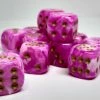 Chessex 27654 Vortex: Pink/Gold - 16mm D6 (12 Dice) Accessories