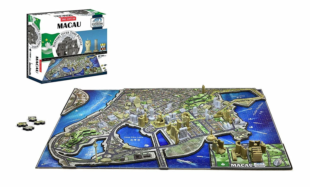 Flash Sale ✨ 4D Cityscape 4D Macau, China Puzzles 🤩 3 4D Cityscape 4D Macau, China Puzzles