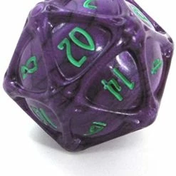 PolyHero Dice - D20 Orb: Wizardstone & Mythic Runes Accessories