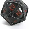 PolyHero Dice - D20 Orb: Shadow & Demon's Eye Accessories
