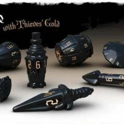 Polyhero Dice - Rogue Set - Nightshade 7 Piece Set