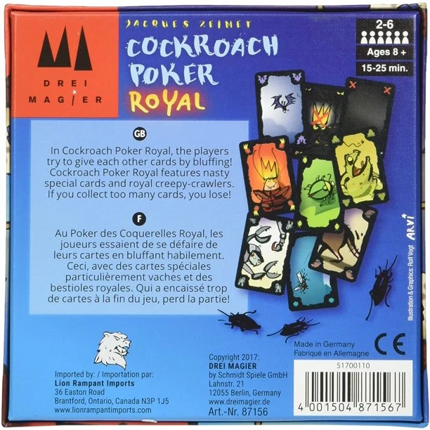 Best Pirce βοΈ Drei Magier Spiele Card Games Cockroach Poker Royal π 4 Drei Magier Spiele Card Games Cockroach Poker Royal