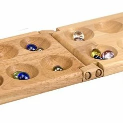 Brand new ๐ฏ Pressman Wooden Mancala ๐ฏ 5 Pressman Wooden Mancala