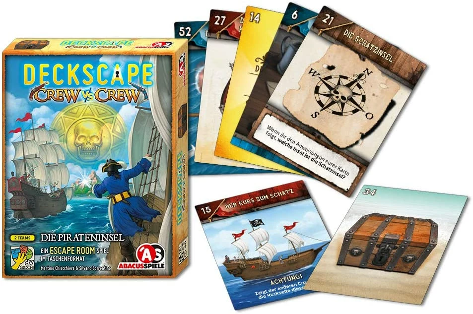 Discount π€© DV Giochi Deckscape Crew Vs Crew: The Pirates' Island Card Games π₯° 4 DV Giochi Deckscape Crew Vs Crew: The Pirates' Island Card Games