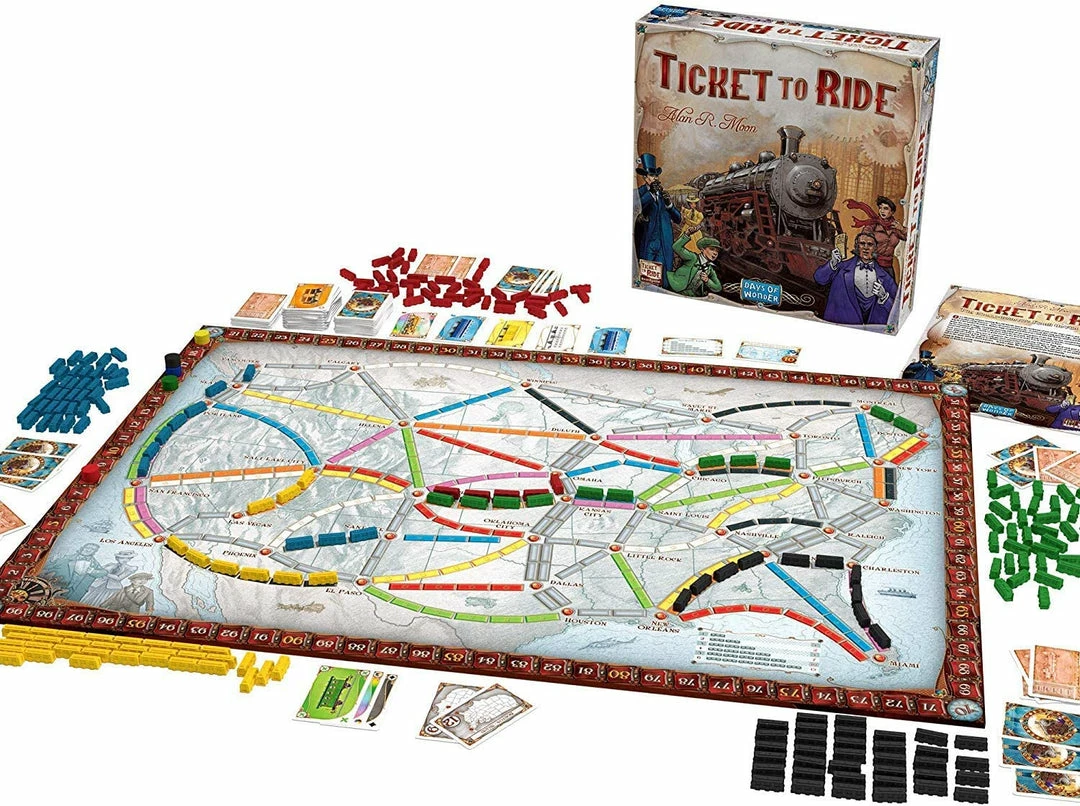 New π Days Of Wonder Ticket To Ride Board Games π 4 Days Of Wonder Ticket To Ride Board Games