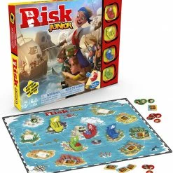 Hot Sale 🎉 Hasbro Board Games Risk Junior ⌛ 9 Hasbro Board Games Risk Junior