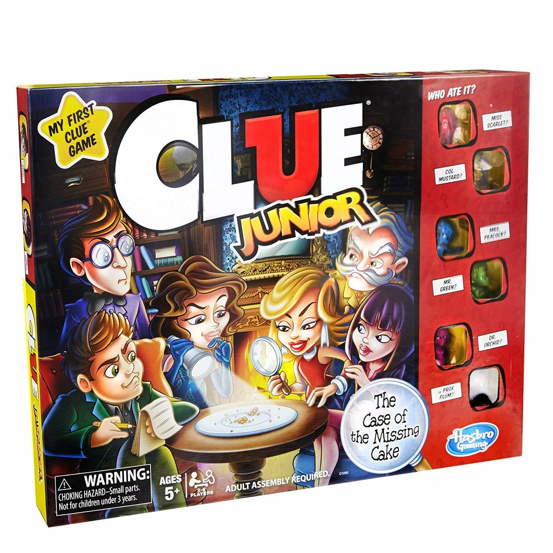 Best Pirce ⭐ Hasbro Clue Junior: The Case Of The Missing Cake Classic/Retro Games ⌛ 3 Hasbro Clue Junior: The Case Of The Missing Cake Classic/Retro Games
