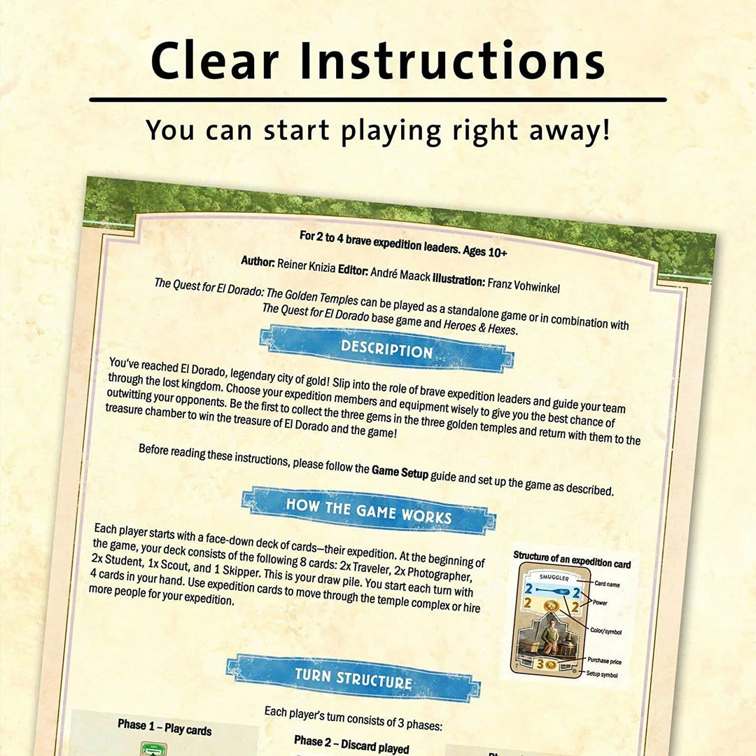 Coupon ✔️ Ravensburger The Quest For El Dorado: Golden Temples Board Games ⌛ 7 Ravensburger The Quest For El Dorado: Golden Temples Board Games