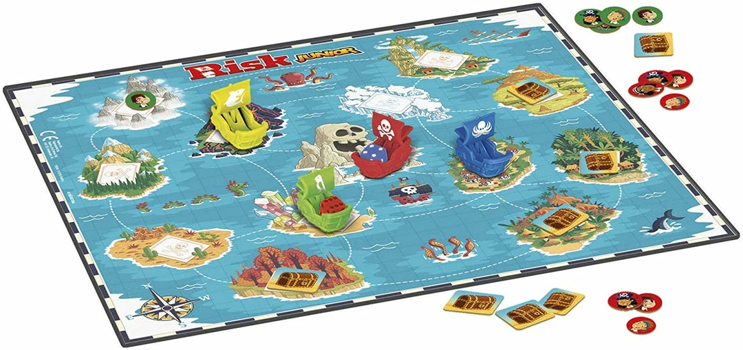 Hot Sale 🎉 Hasbro Board Games Risk Junior ⌛ 7 Hasbro Board Games Risk Junior